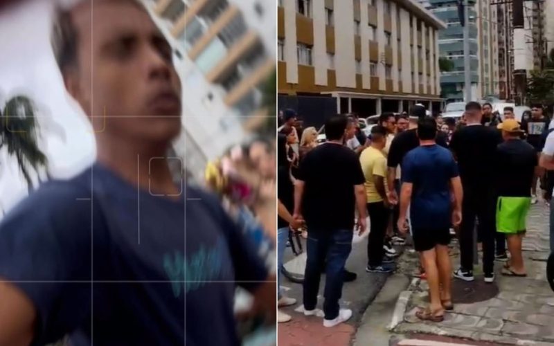 Ladrão furta celular durante gravação de vídeo, filma a própria fuga e é agredido pela população