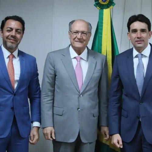 Ministro de Portos e Aeroportos, Silvio Costa Filho, Debate Investimentos com Vice-Presidente Geraldo Alckmin