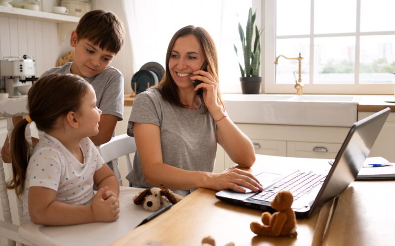 A jornada de uma mãe empreendedora