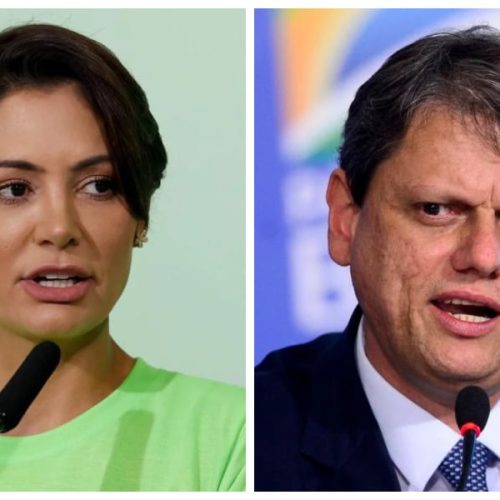 Aliados afirmam que Bolsonaro autorizou Tarcísio a concorrer à presidência e Michelle ser vice