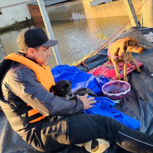 Moradores de Bariri se deslocam até o Rio Grande do Sul para prestar auxílio às vítimas da enchente.