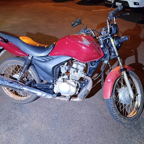 PM flagra mais uma motocicleta irregular durante operação policial