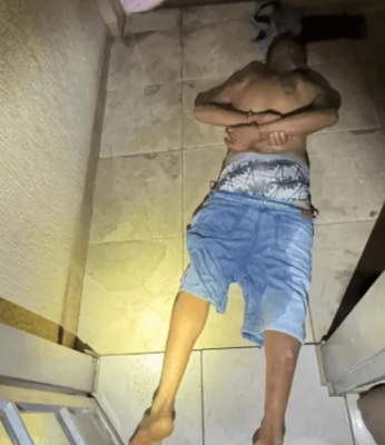 Homem é detido por tentativa de feminicídio ao incendiar parceira.