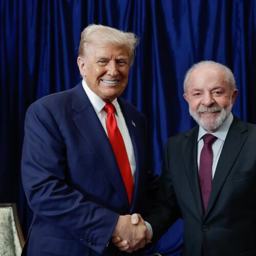 Trump propõe a Lula participar de iniciativa de paz para Gaza