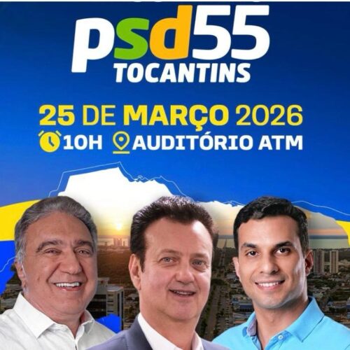 Encontro Estadual do PSD no Tocantins reúne Laurez, Kassab, Irajá e lideranças