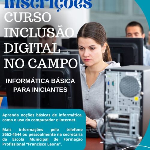 Educação: Abertas as inscrições para o programa de inclusão digital