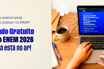 Simulado gratuito replica método oficial do Enem e mostra exatamente quantos pontos faltam para entrar no curso dos sonhos