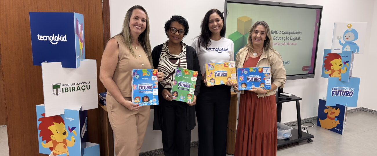 Professores da rede municipal de Ibiraçu participam de formação sobre BNCC Computação e ECA Digital.