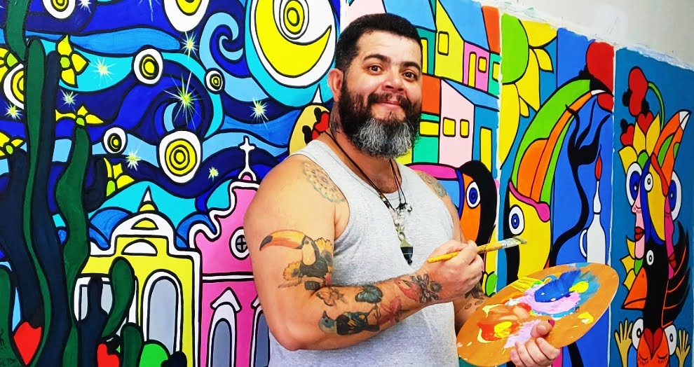 A arte visionária de Ailton Santana ganha reconhecimento além das fronteiras brasileiras