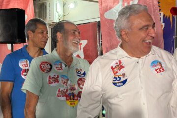 Vilela se junta a Laurez e Mourão na abertura do Comitê de Lula à Presidência