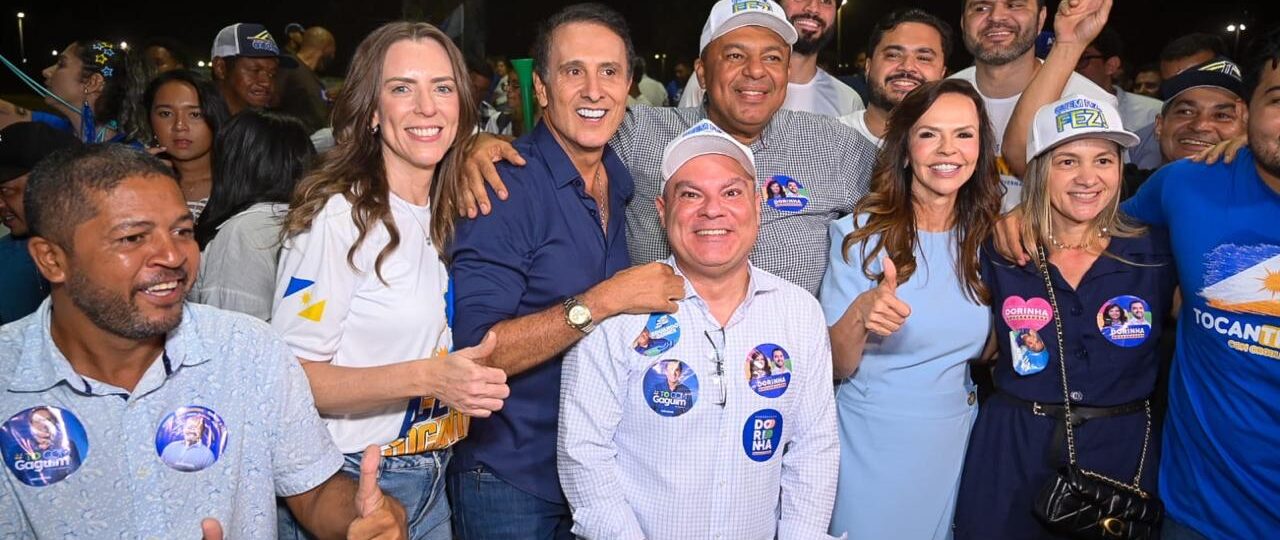 Gaguim recebe apoio entusiástico ao lado de Dorinha durante convenção do União Brasil e oficializa sua candidatura ao Senado