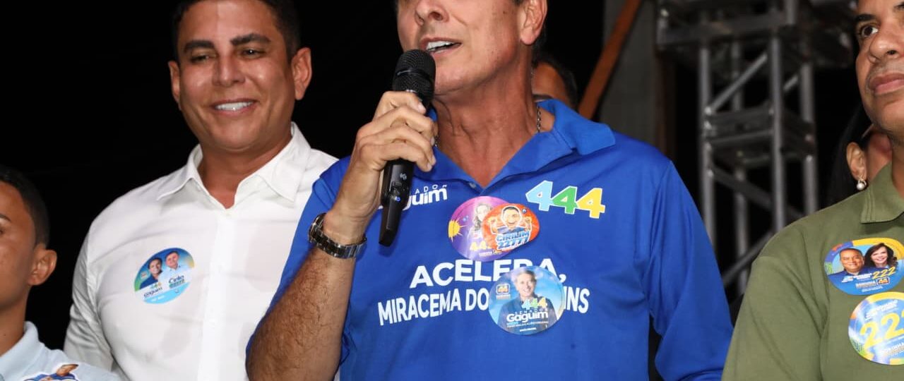 Em Miracema, Gaguim relembra construção de ponte e garante que será senador que mais vai destinar recursos ao município