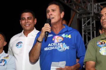 Em Miracema, Gaguim relembra construção de ponte e garante que será senador que mais vai destinar recursos ao município