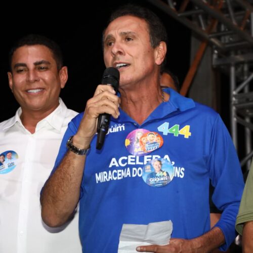 Em Miracema, Gaguim relembra construção de ponte e garante que será senador que mais vai destinar recursos ao município
