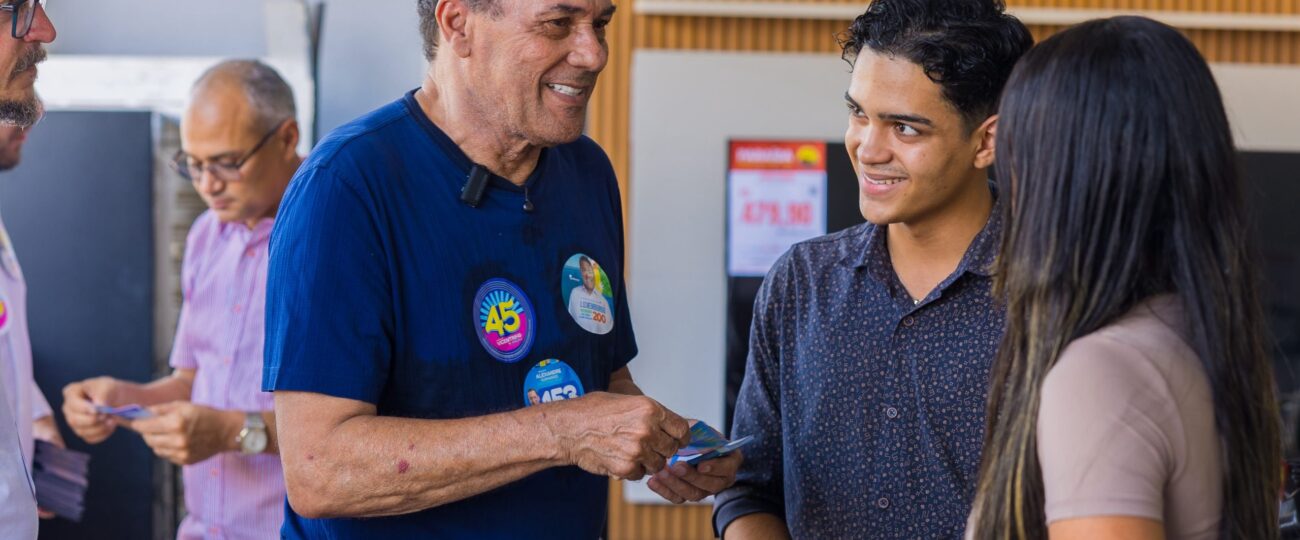 No norte do Tocantins, Luxemburgo intensifica contato direto com o eleitor e propõe mudança no Senado