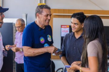 No norte do Tocantins, Luxemburgo intensifica contato direto com o eleitor e propõe mudança no Senado